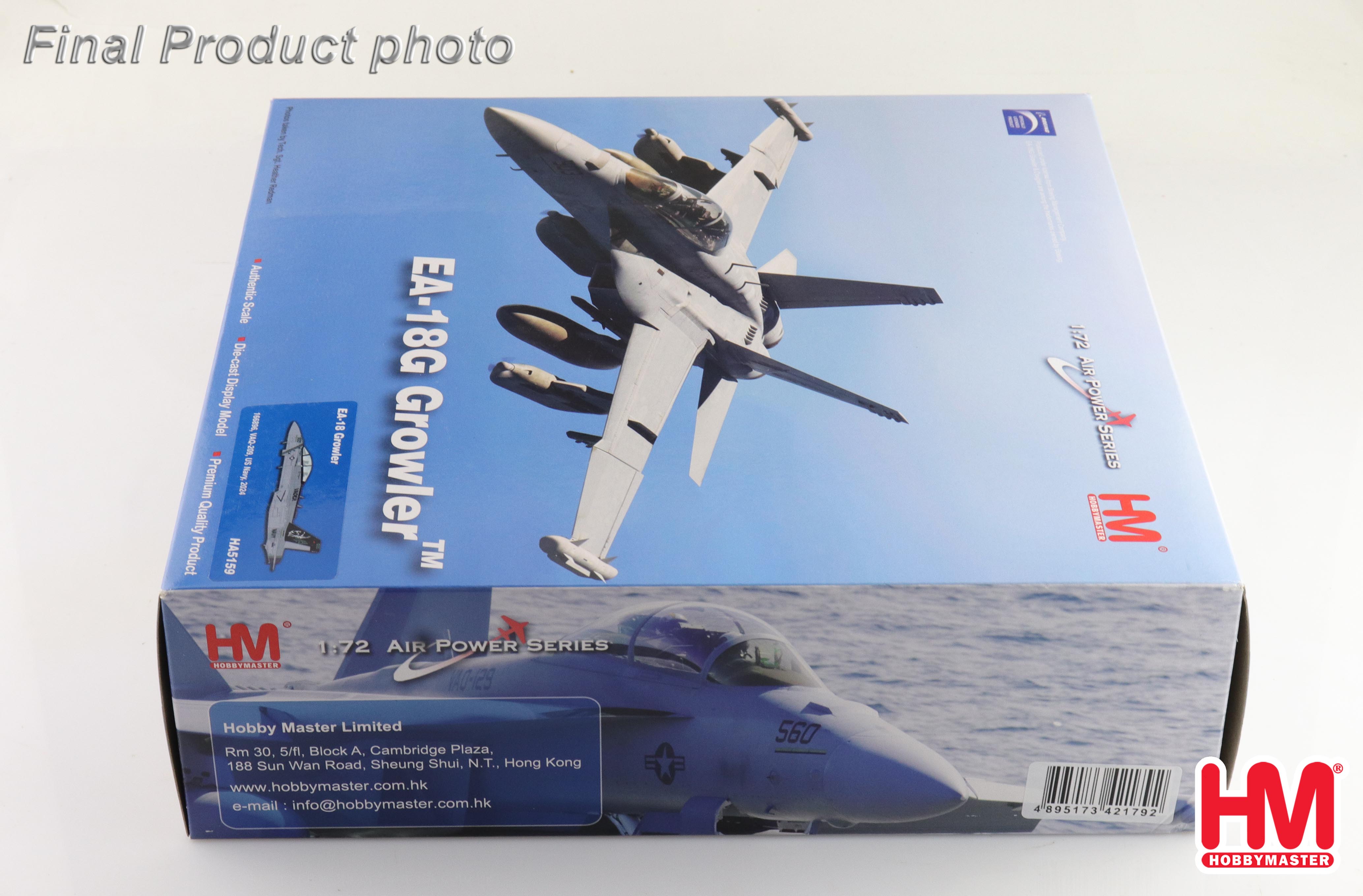 【未使用】 HOBBY MASTER HA5154 EA-18G Growler EA-18G Growler 1:72 Diecast Model - Hobby Master HM-HA5154